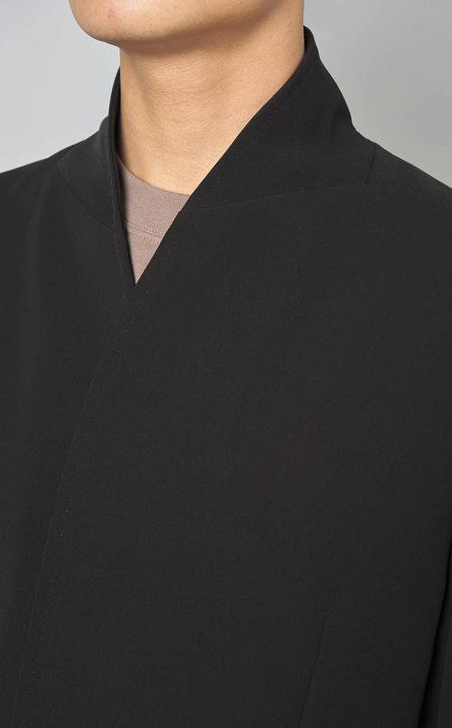 スタンドアップショールカラージャケット