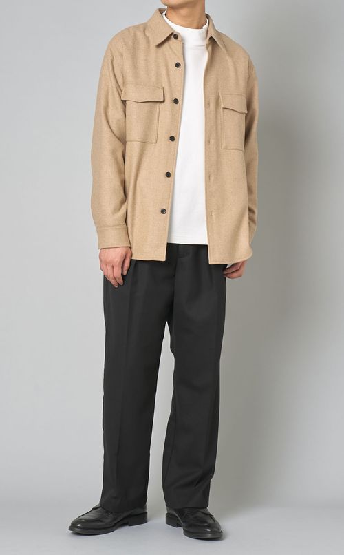 ダブルポケットシャツブルゾン