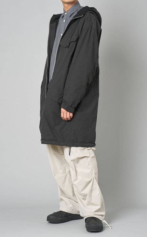 ストライプドルマンシスリーブシャツ