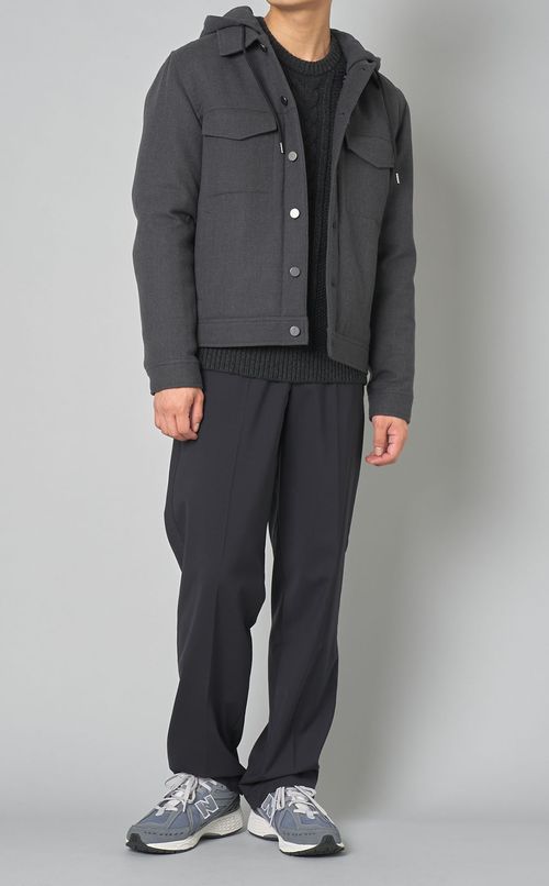 クラシックケーブルニット