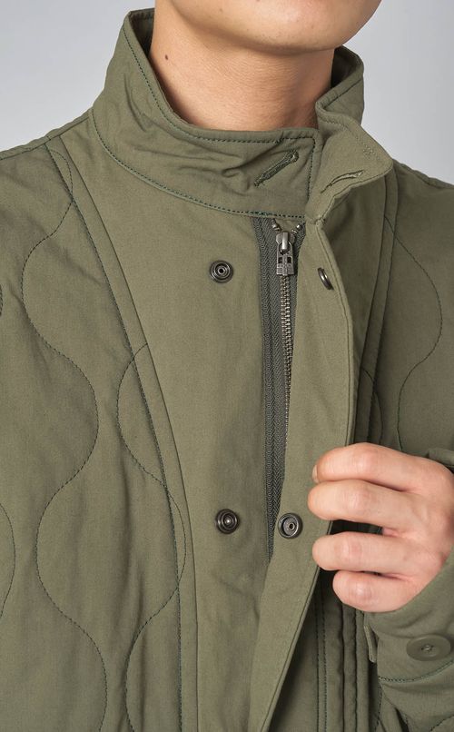 コットンキルティングジャケット