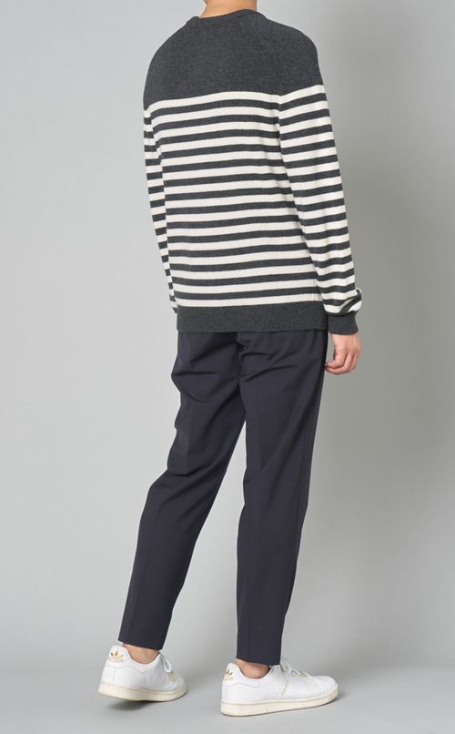 ウールボーダーニット