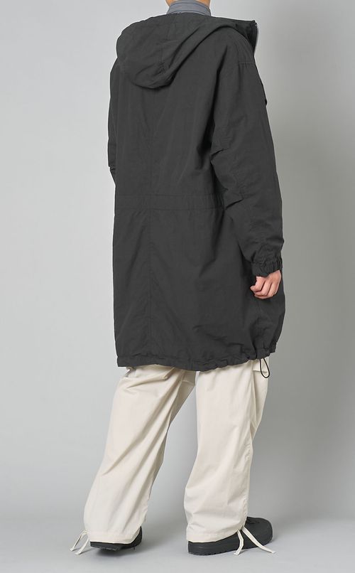 ツイルリバーシブルフーデッドコート