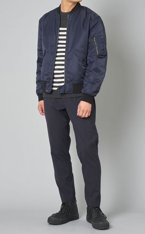 ウールボーダーニット