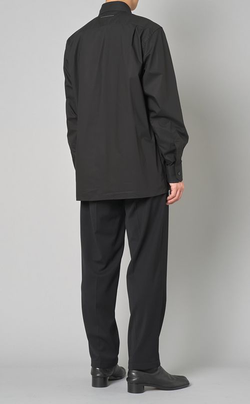 ロゴプリントロングスリーブシャツ