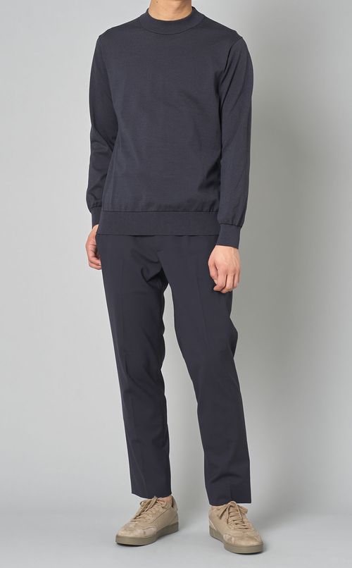 マイクロボーダーニットTシャツ