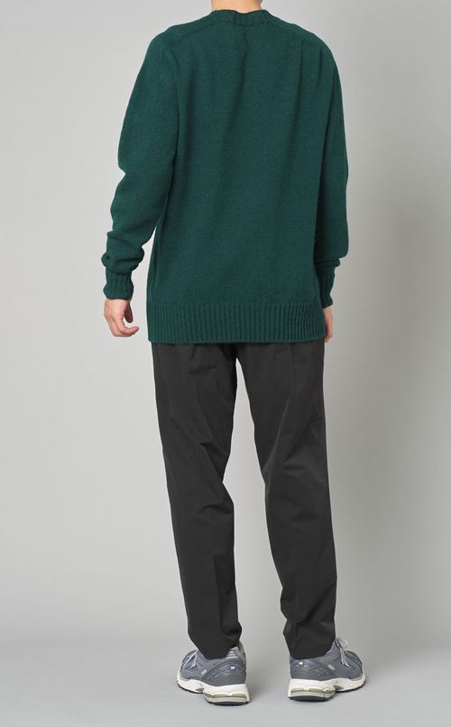 シェットランドウールクルーセーター