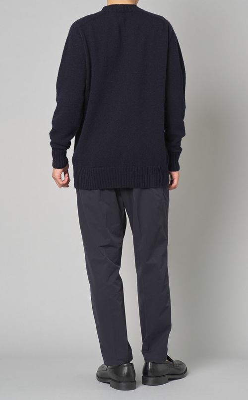 シェットランドウールクルーセーター