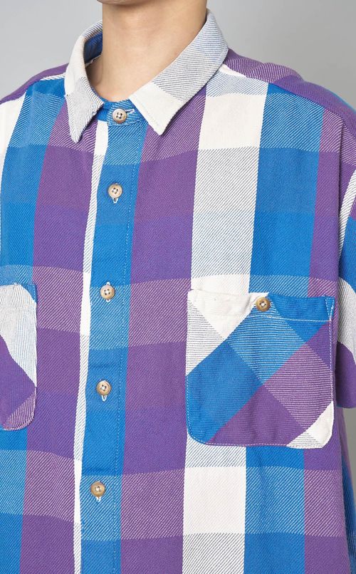 フランネルチェックワークシャツ