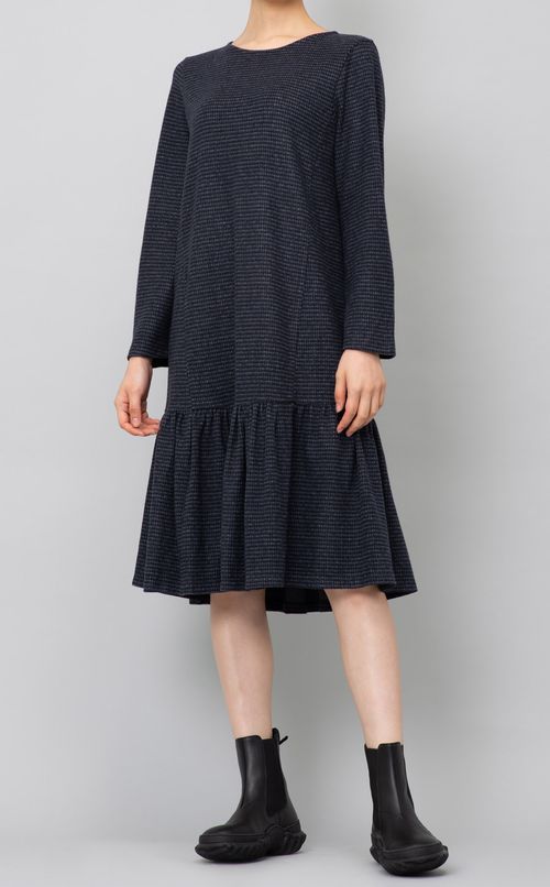 ジャージーティアードワンピース