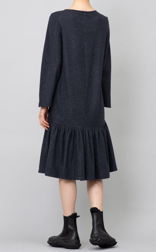 ジャージーティアードワンピース