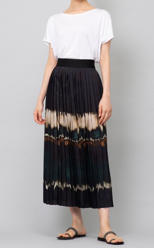 タイダイプリーツイージースカート