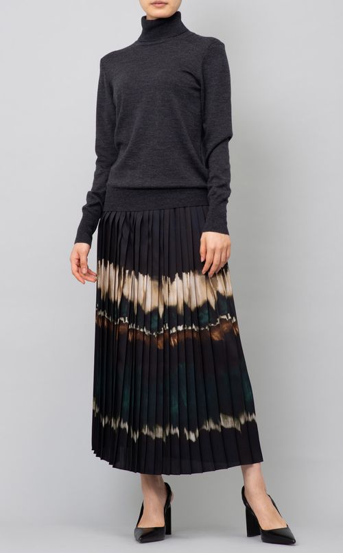 タイダイプリーツイージースカート