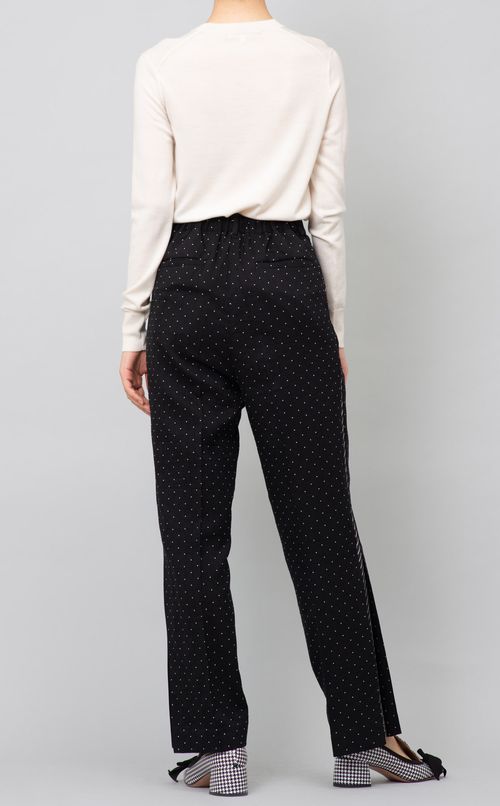 ドットジャガードサイドデザインパンツ