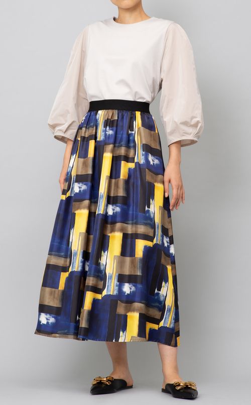 プリントイージースカート