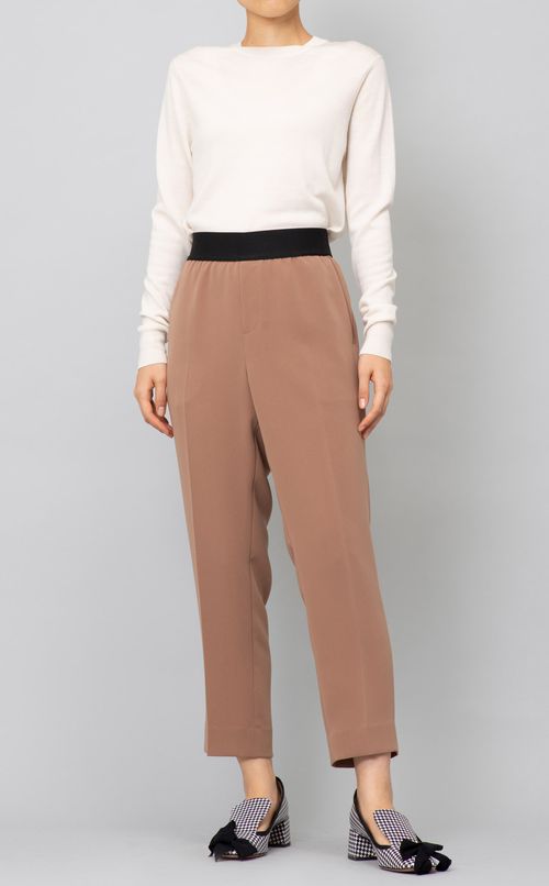 テーパードスリムイージーパンツ