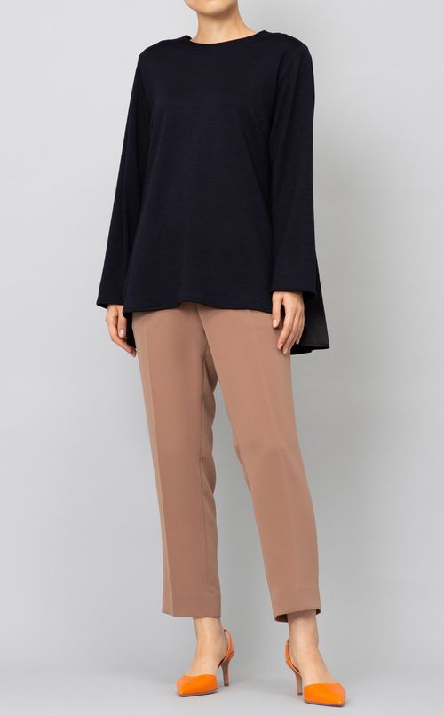 テーパードスリムイージーパンツ