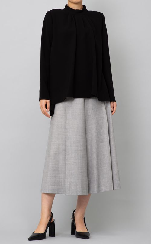 タックキュロットパンツ