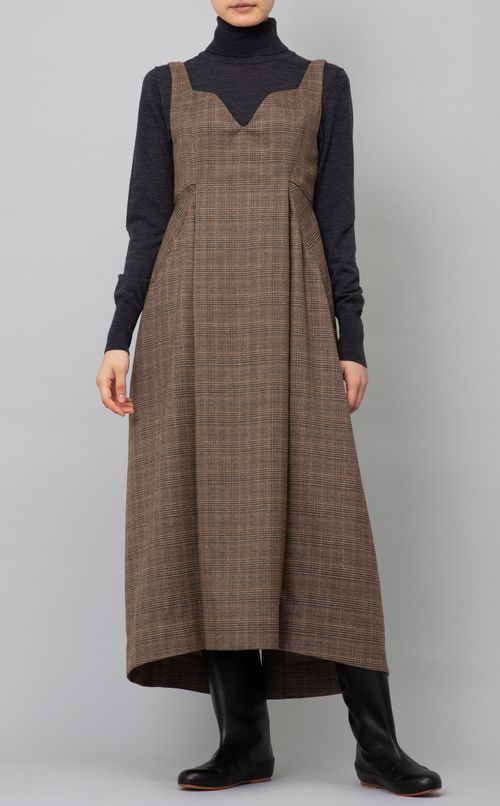 コクーンジャンパースカート