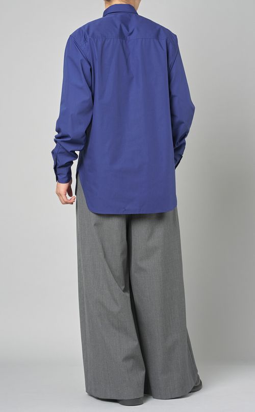 ブロードミニフリルシャツ