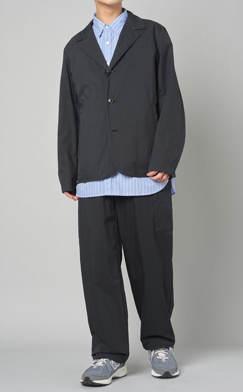 コットンストライプビッグシャツ