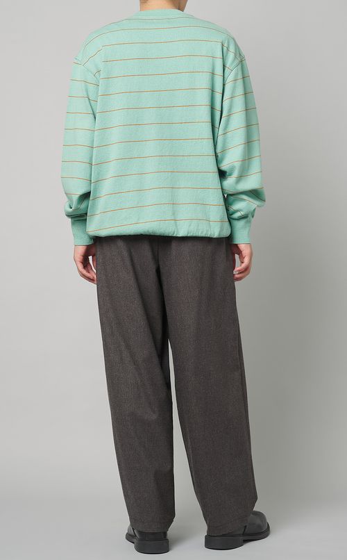 ストレッチウールギャザードパンツ