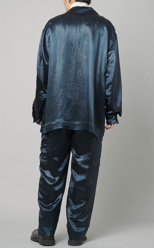 サテンイージーカーゴパンツ