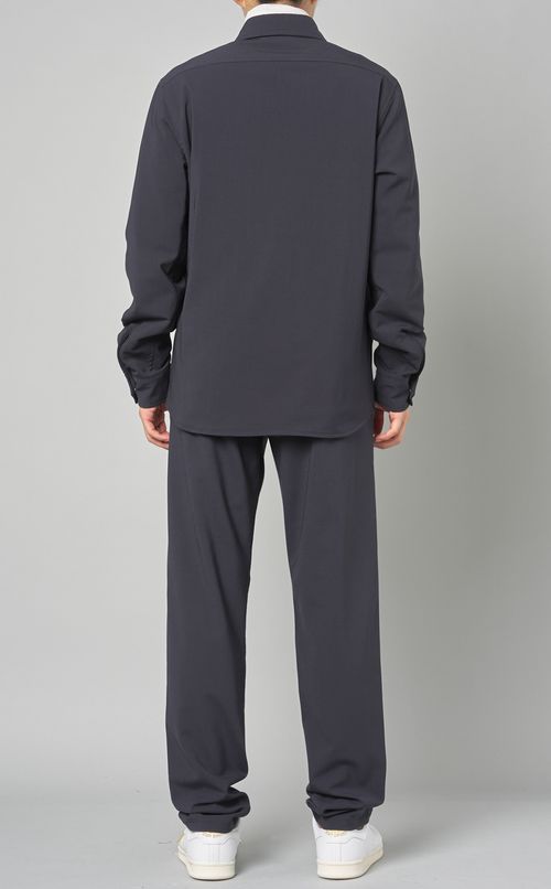 ウール2ポケットシャツ