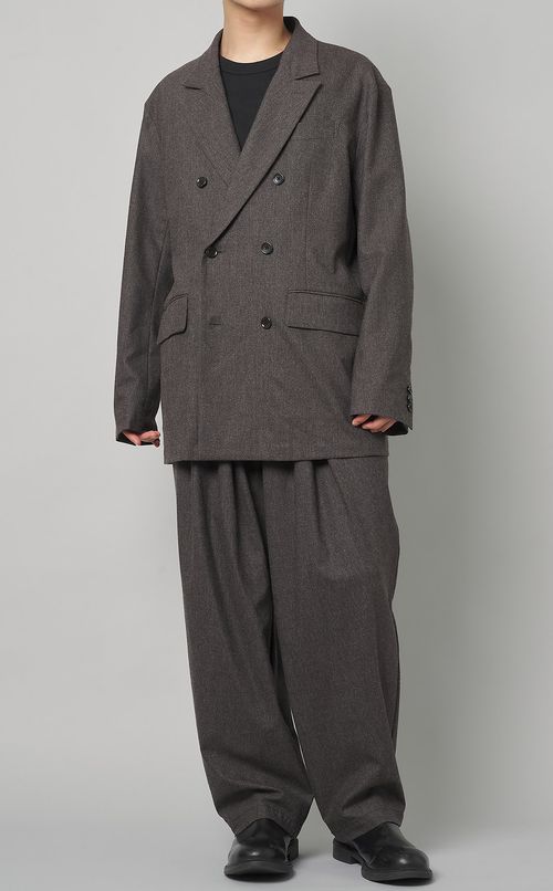ストレッチウールダブルジャケット