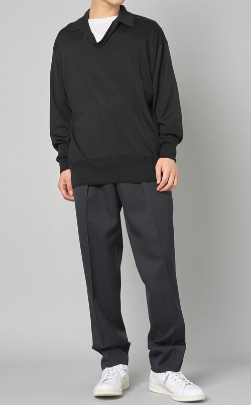 シルクウールスキッパーニット