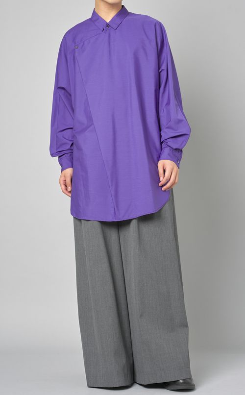 ラペルデザインシャツ