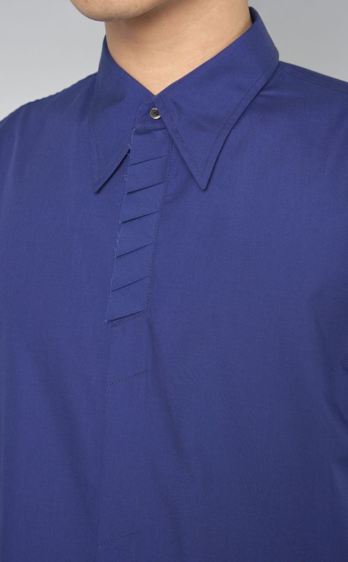 ブロードミニフリルシャツ