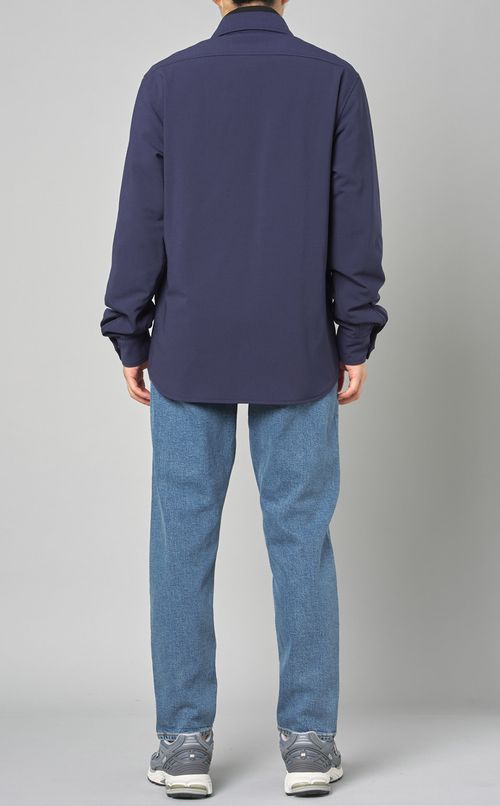 ウール2ポケットシャツ