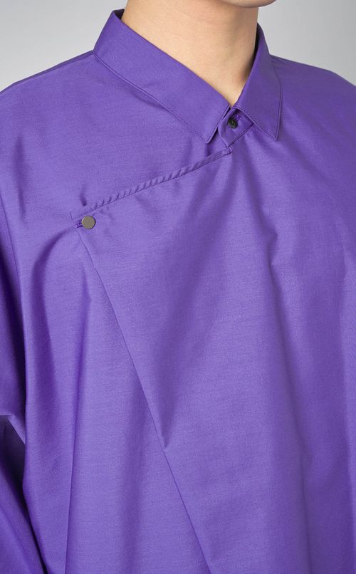 ラペルデザインシャツ