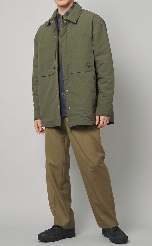 クリスピーナイロンパデッドシャツ