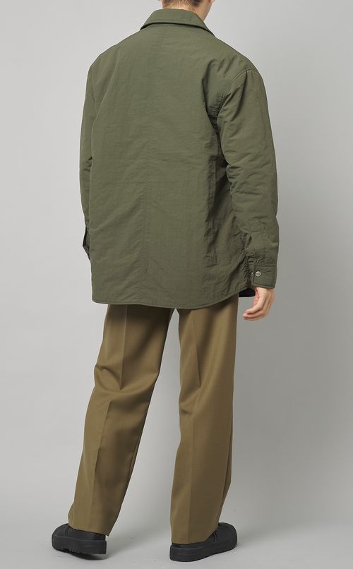 クリスピーナイロンパデッドシャツ