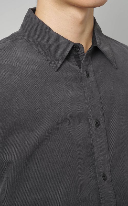 コーデュロイシャツ