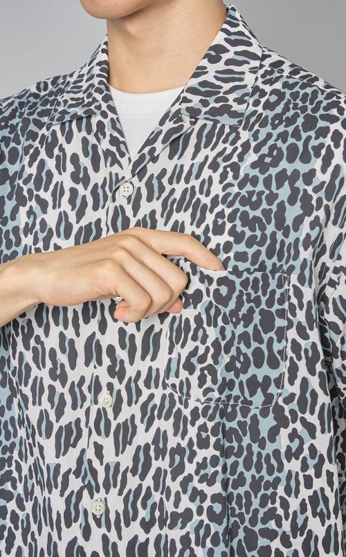 レオパードショートスリーブアロハシャツ