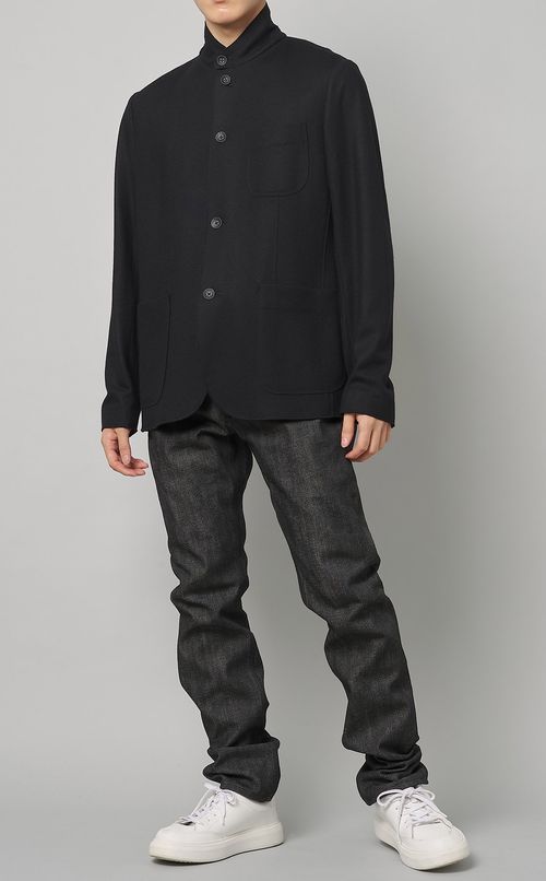 ウールジャージジャケット