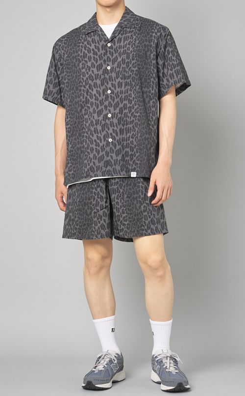 レオパードショートスリーブアロハシャツ