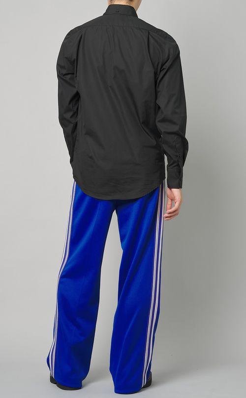 ロゴワッペンポプリンシャツ