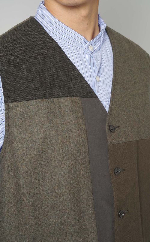 パッチワークベスト