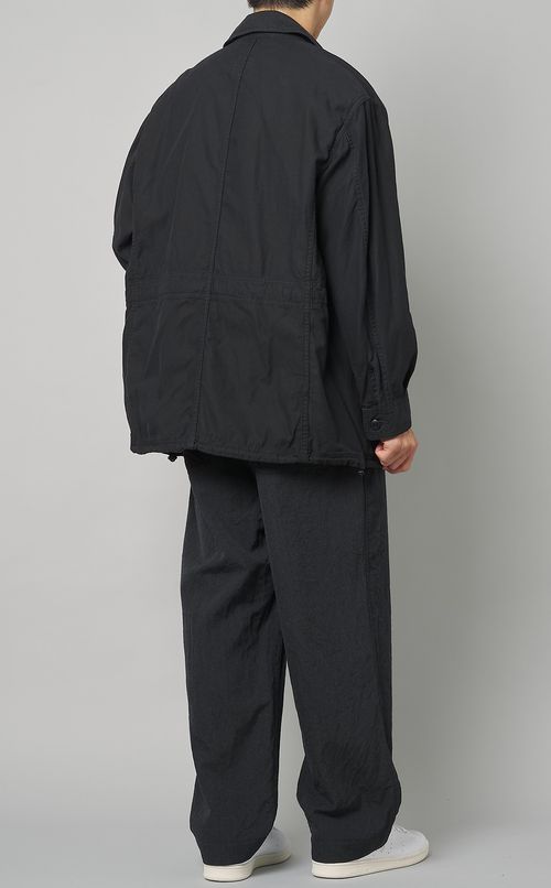 バックサテンミリタリージャケット