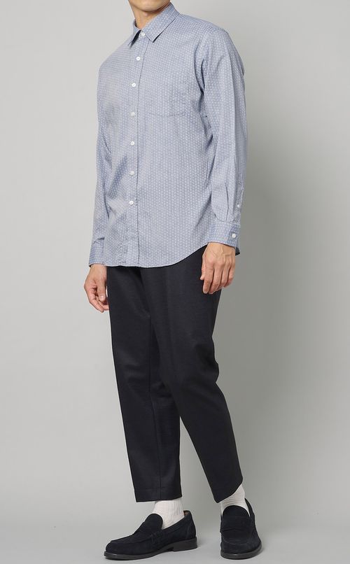 ペイズリー柄シャツ