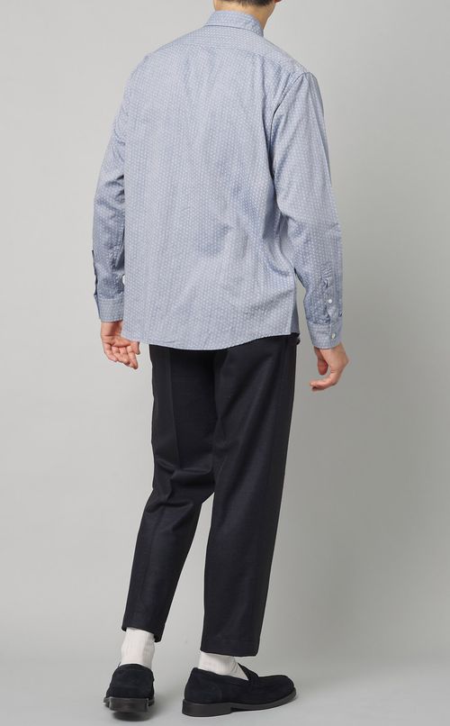 ペイズリー柄シャツ