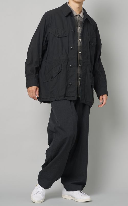 フラノチェックオープンシャツ