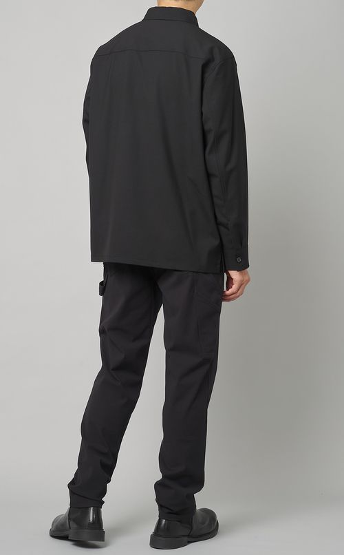 ウールツイルボックスシャツ