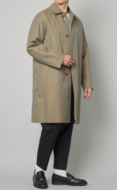 ギャバジンステンカラーコート