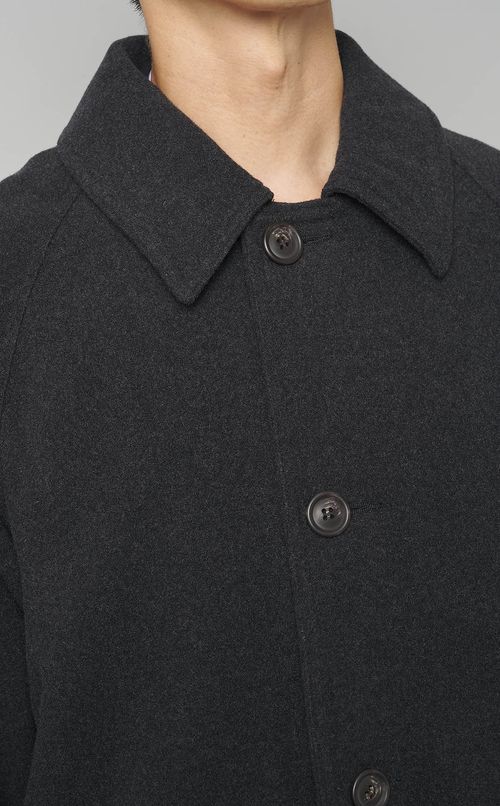 メルトンステンカラーコート