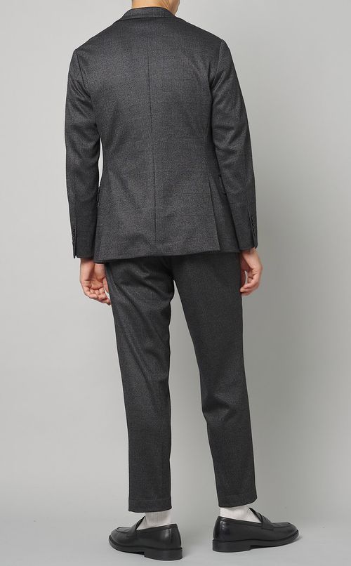 グレンチェックジャージージャケット